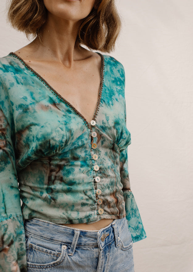 Madison Top // Geode Tie Dye