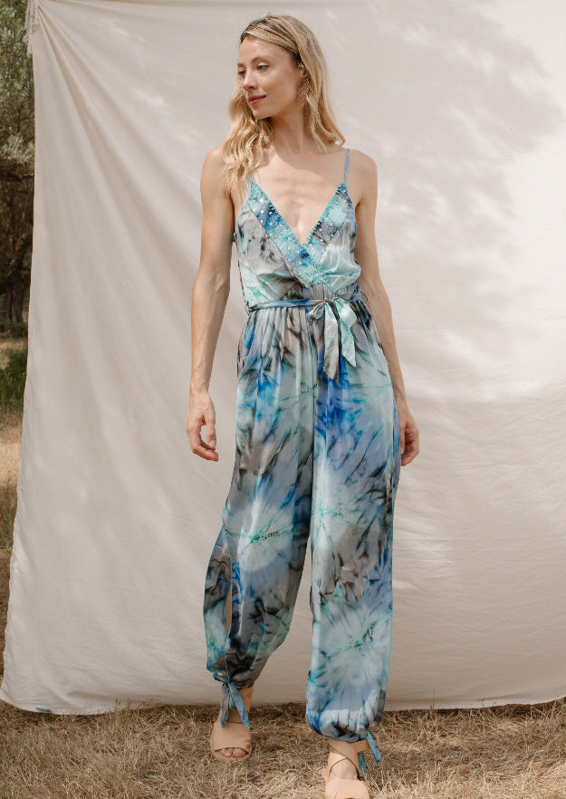 Luella Jumpsuit // Nubes Tie Dye