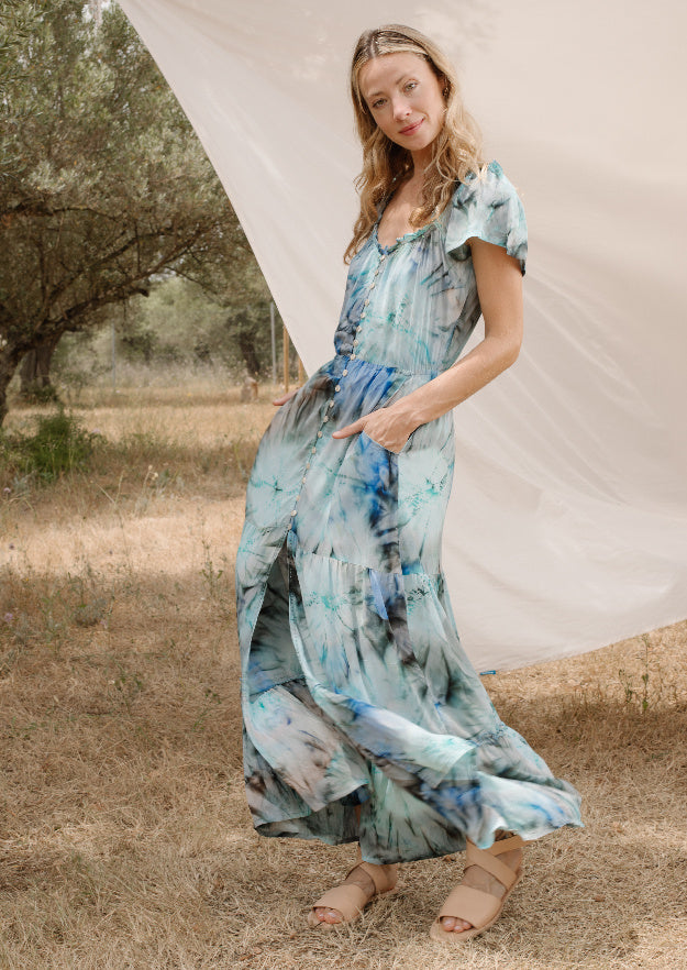 Eloise Dress // Nubes Tie Dye