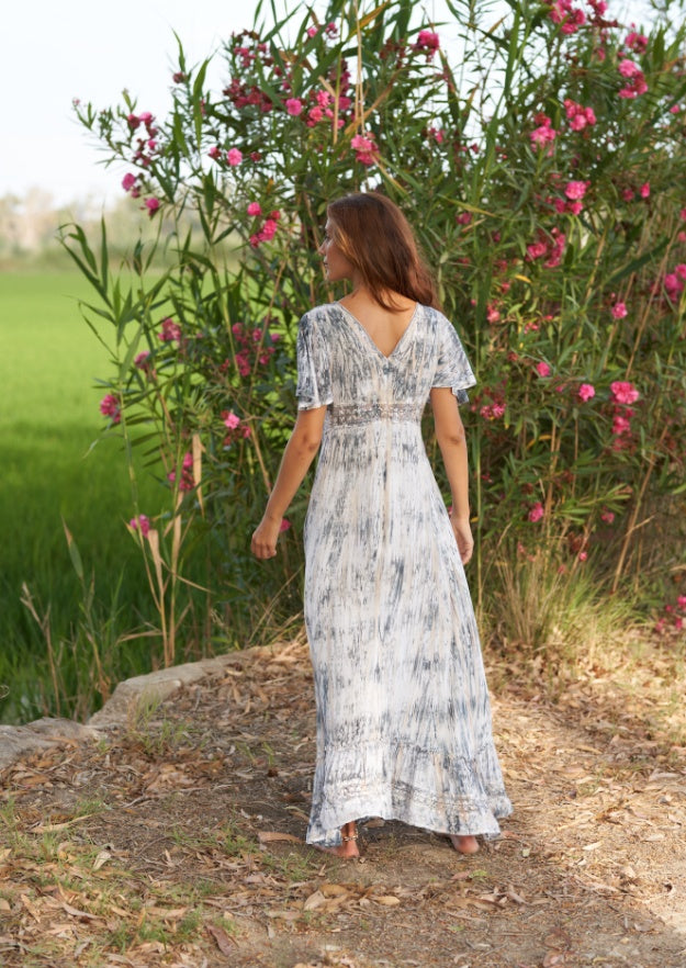 Robe Ines // Tanit Tie Dye - Gris