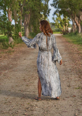 Cora Kaftan // Tanit Tie Dye - Gris