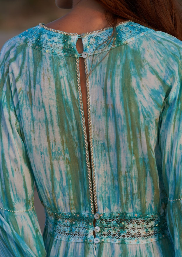 Cora Kaftan // Tanit Tie Dye – Verde
