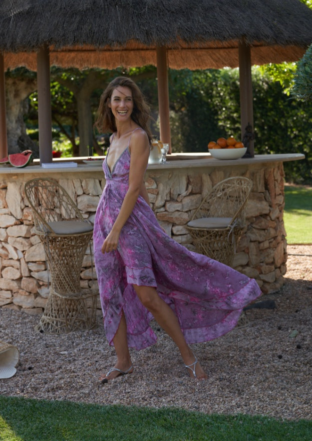 Robe Eda Boho // Molí Tie Dye - Rose