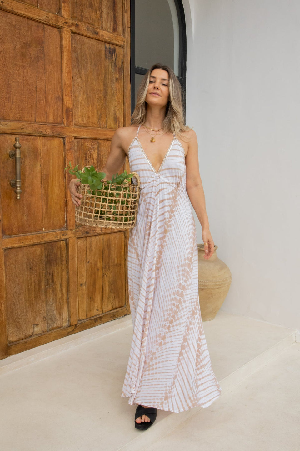 Lorelei Long Dress // Zebra Batik