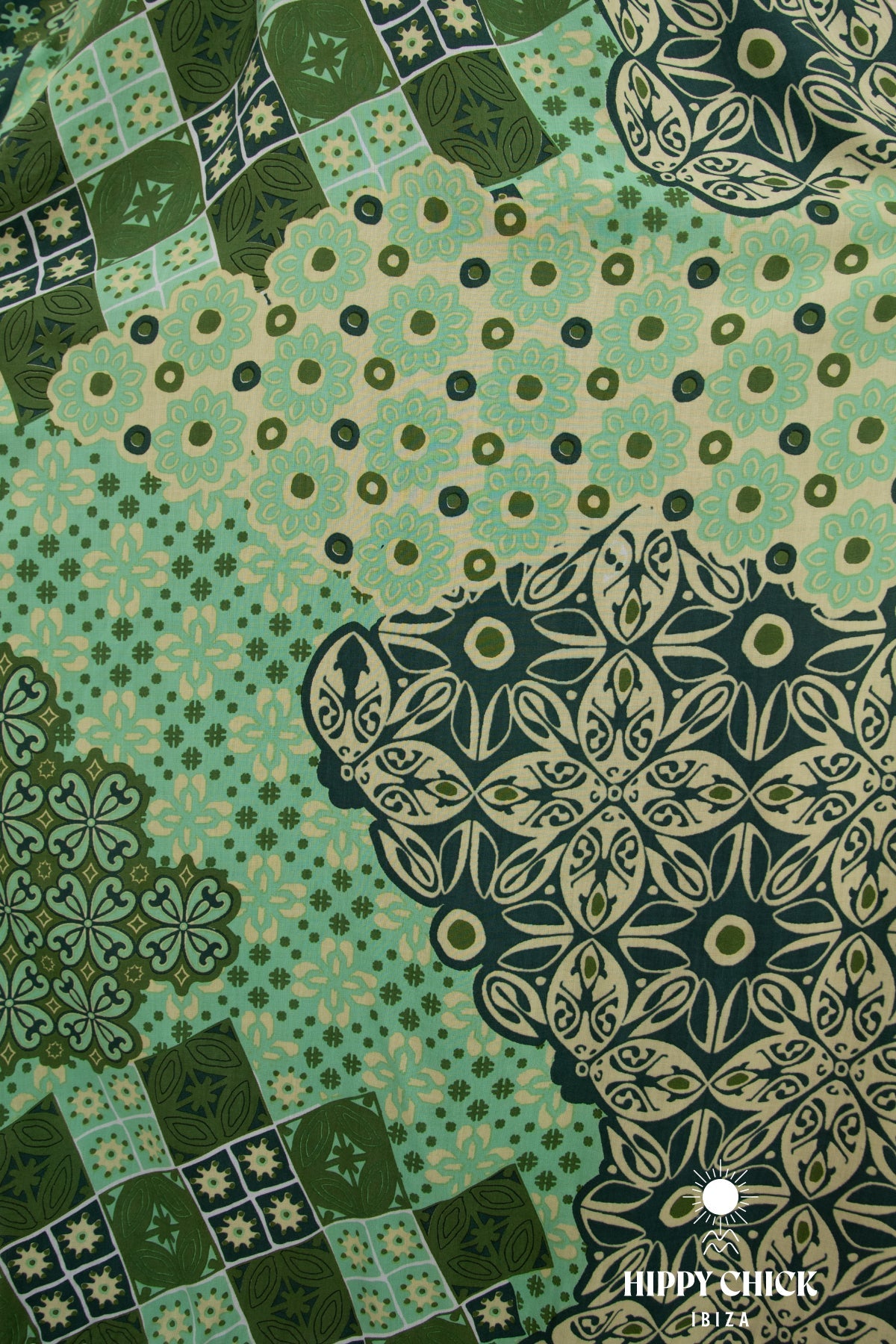 Alouette Short Tunic // Patchwork Print