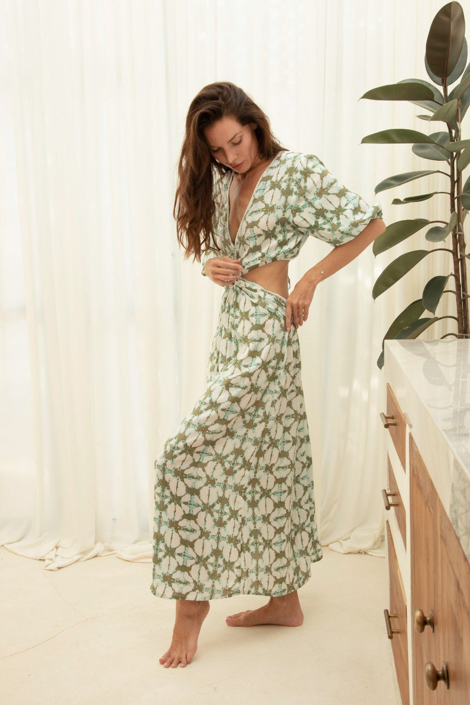 Avenly Long Dress // Ethnic Print