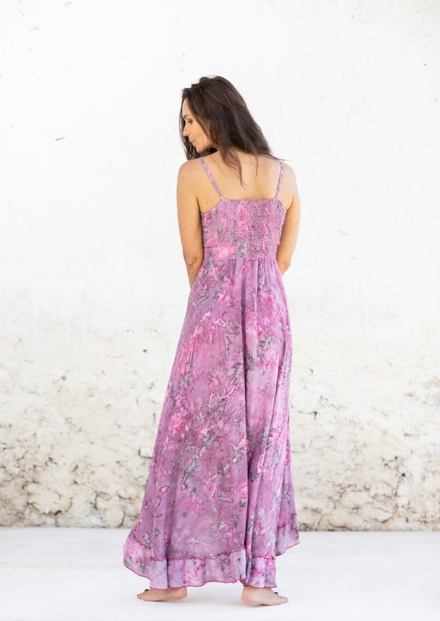 Robe Eda Boho // Molí Tie Dye - Rose