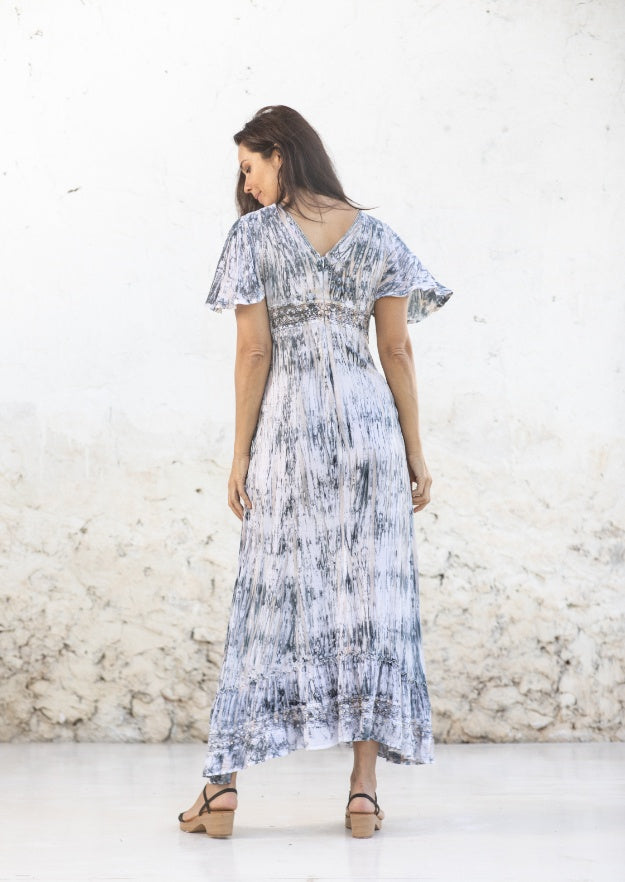 Robe Ines // Tanit Tie Dye - Gris